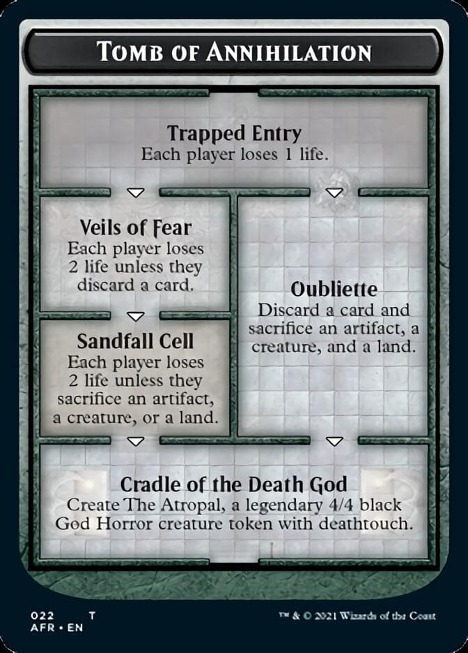Tomb of Annihilation // The Atropal Double-sided Token [Dungeons & Dragons: Adventures in the Forgotten Realms Tokens] - Poke-Collect