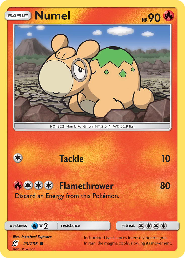 Numel (23/236) [Sun & Moon: Unified Minds] - Poke-Collect