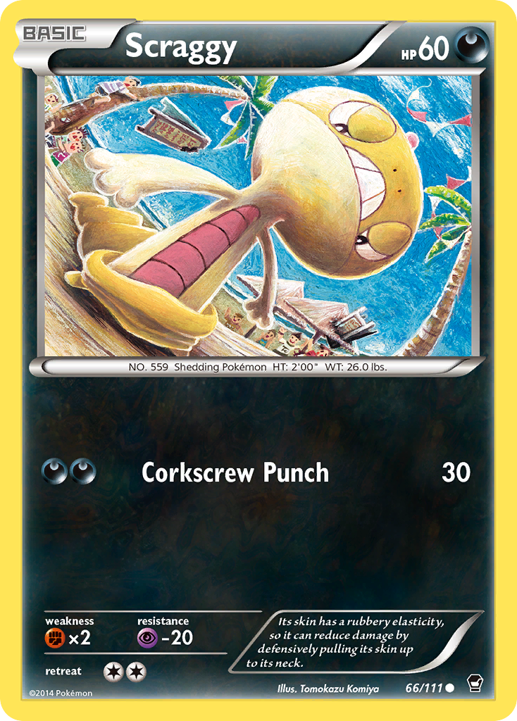 Scraggy (66) [XY - Furious Fists] - Poke-Collect