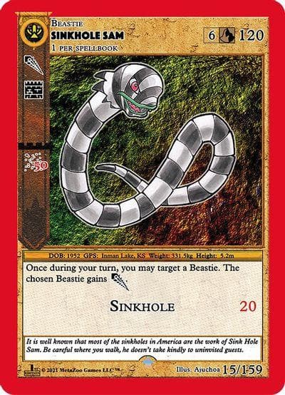 Sinkhole Sam [Cryptid Nation First Edition] - Poke-Collect