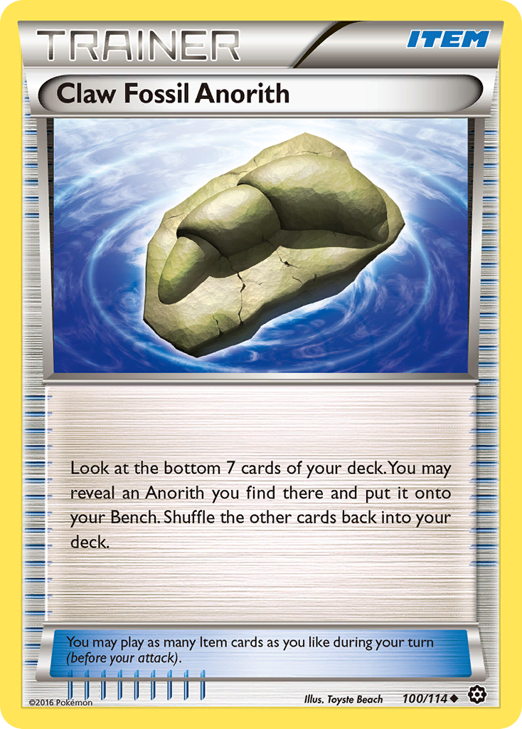 Claw Fossil Anorith (100) [XY - Steam Siege] - Poke-Collect