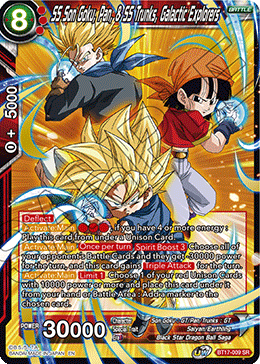 SS Son Goku, Pan, & SS Trunks, Galactic Explorers (BT17-009) [Ultimate Squad] - Poke-Collect