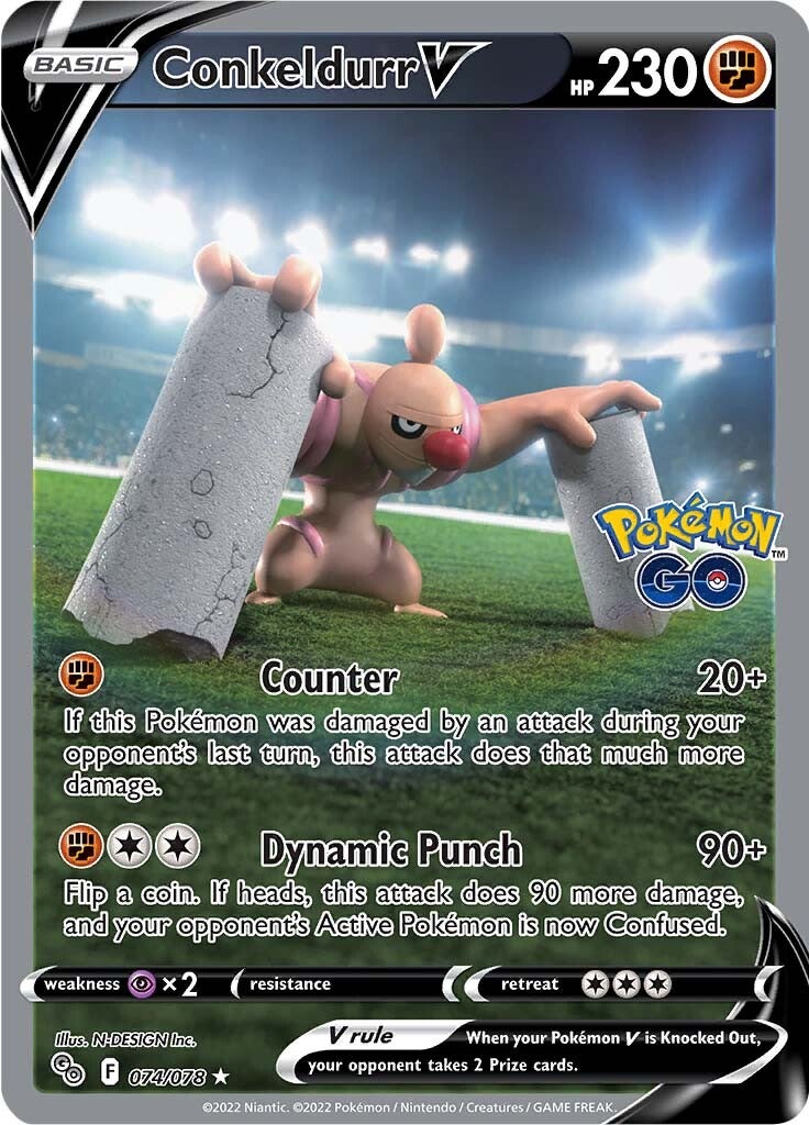 Conkeldurr V (074/078) [Pokémon GO] - Poke-Collect