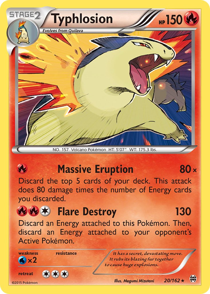 Typhlosion (20/162) (Cosmos Holo) (Blister Exclusive) [XY: BREAKthrough] - Poke-Collect
