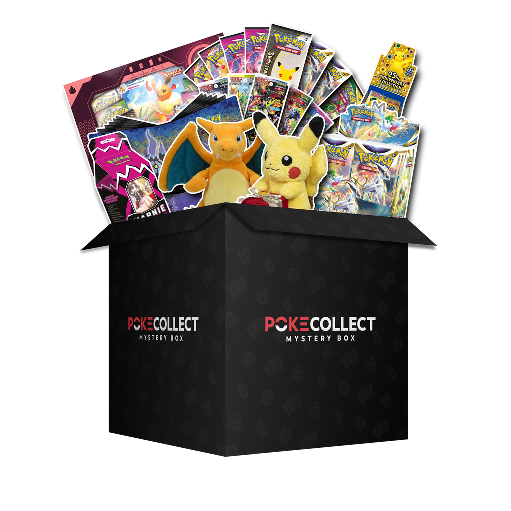Pokemon MYSTERY GIFT BOX [RANDOM Goodies with Over $50 Value!]