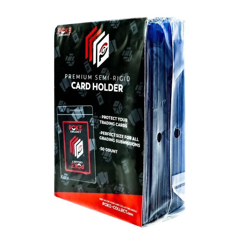 Poke-Collect Premium Semi-Rigid Card Holders 2000 Count Case (PRE-ORDER Ships Late June) - Poke-Collect