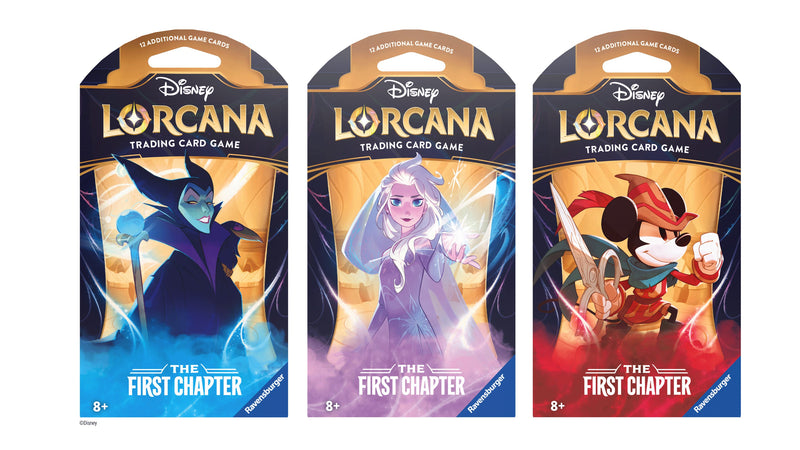 Disney Lorcana: The First Chapter Sleeved Booster Pack Bundle (Set of 3) - Poke-Collect