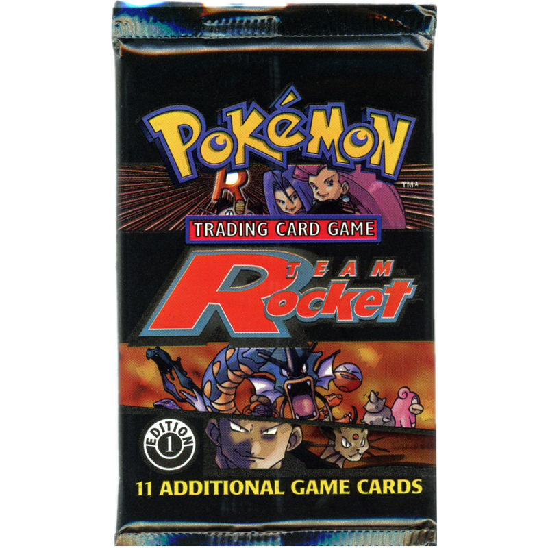 1st Edition Team Rocket Booster Pack - Box Fresh (Heavy) - Poke-Collect