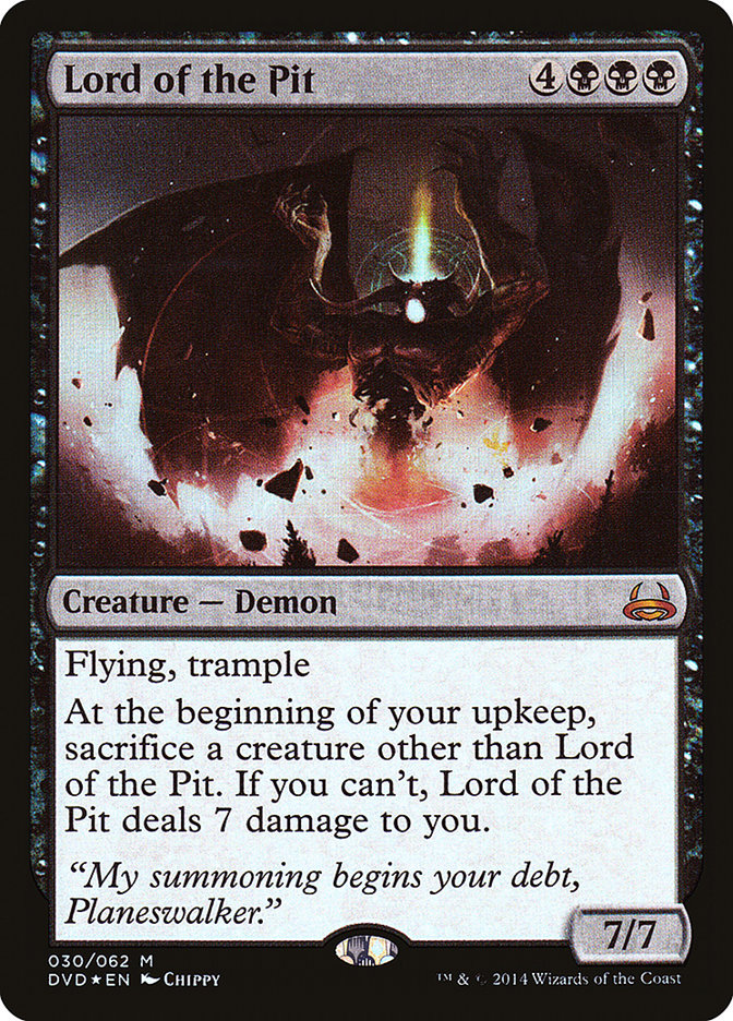 Lord of the Pit (Divine vs. Demonic) [Duel Decks Anthology] - Poke-Collect
