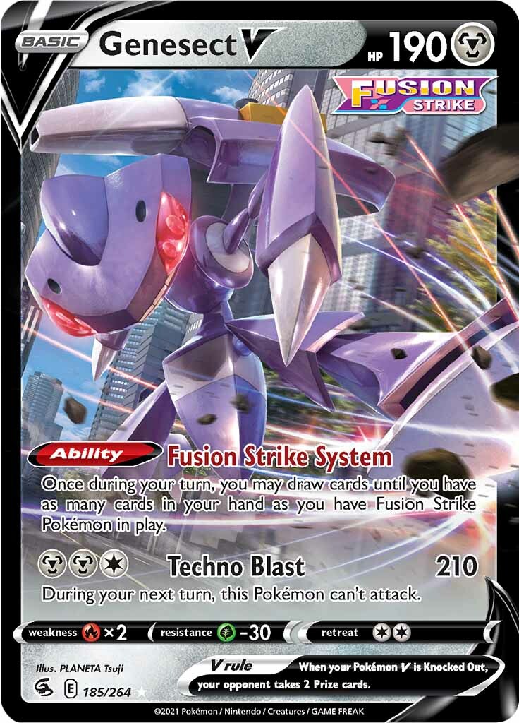 Genesect V (185/264) [Sword & Shield: Fusion Strike] - Poke-Collect