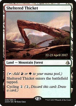 Sheltered Thicket [Amonkhet Promos] - Poke-Collect
