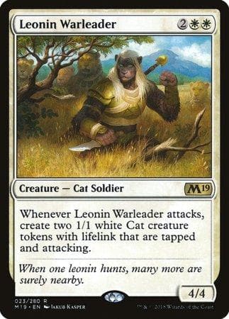 Leonin Warleader [Core Set 2019] - Poke-Collect