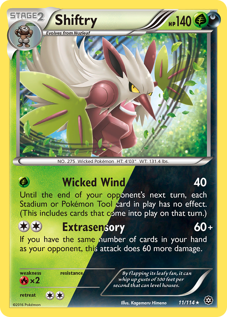 Shiftry (11) [XY - Steam Siege] - Poke-Collect
