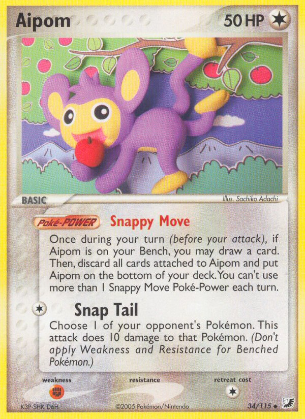 Aipom (34) [Unseen Forces] - Poke-Collect