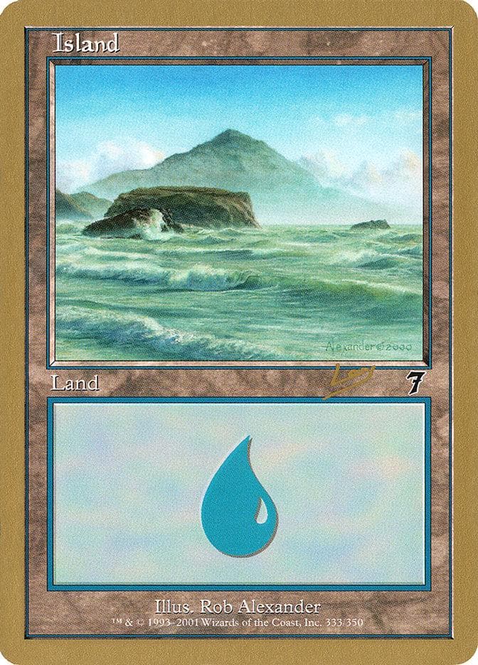 Island (333) (Raphael Levy) [World Championship Decks 2002] - Poke-Collect
