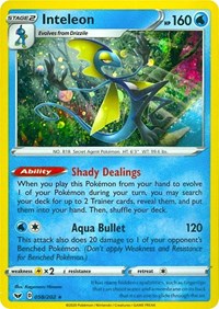 Inteleon - 058/202 (Cosmos Holo) [Miscellaneous Cards & Products] - Poke-Collect