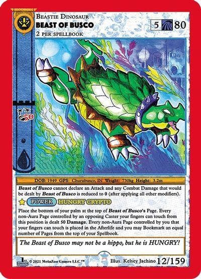 Beast Of Busco [Cryptid Nation First Edition] - Poke-Collect