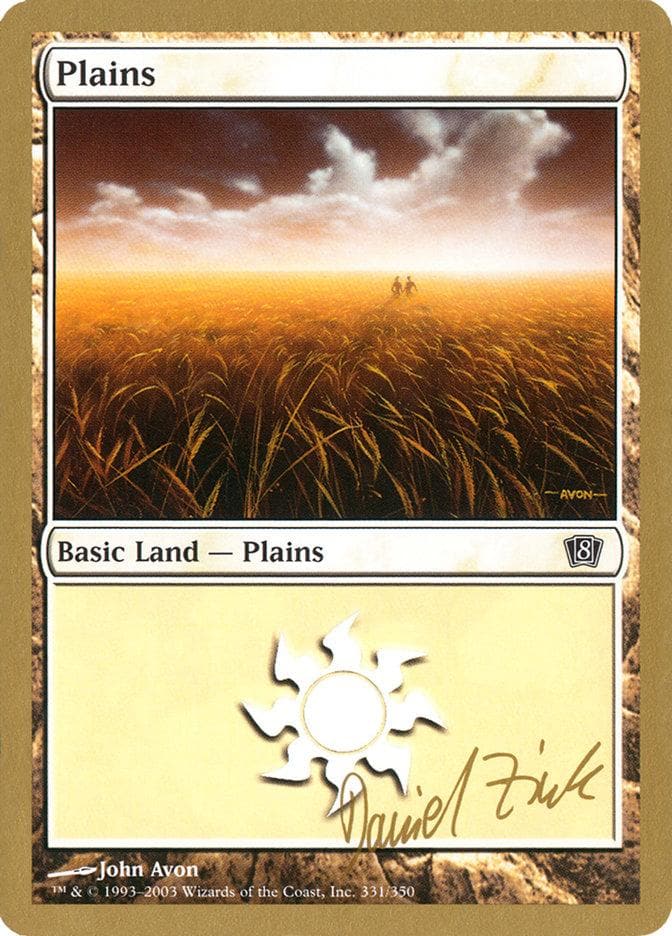 Plains (dz331) (Daniel Zink) [World Championship Decks 2003] - Poke-Collect