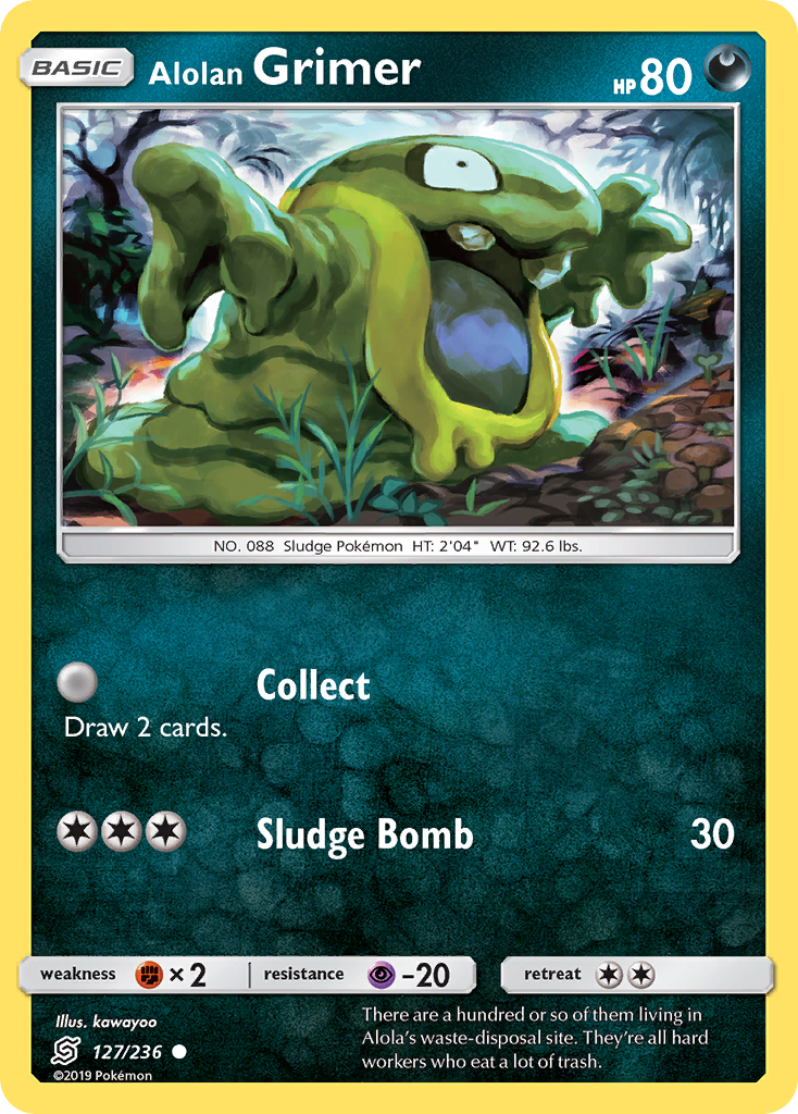 Alolan Grimer (127/236) [Sun & Moon: Unified Minds] - Poke-Collect