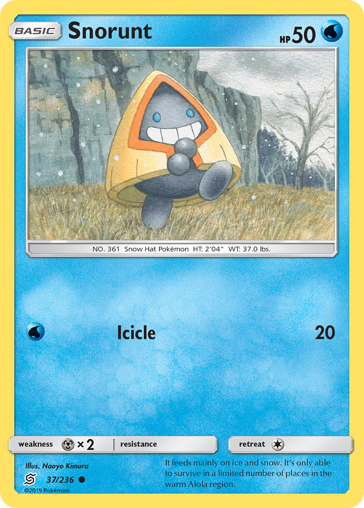 Snorunt (37/236) [Sun & Moon: Unified Minds] - Poke-Collect