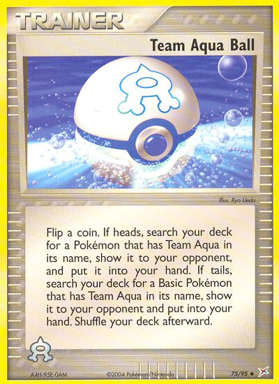 Team Aqua Ball (75) [Team Magma vs Team Aqua] - Poke-Collect
