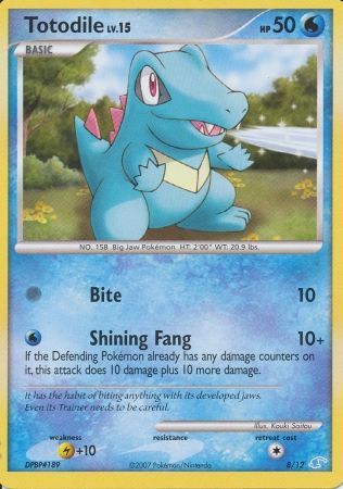 Totodile (8) [DP Trainer Kit: Manaphy & Lucario] - Poke-Collect