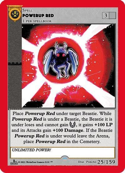 Powerup Red [Cryptid Nation First Edition] - Poke-Collect