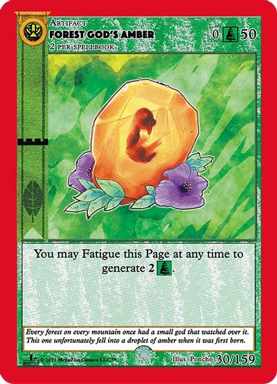 Forest God's Amber [Cryptid Nation First Edition] - Poke-Collect