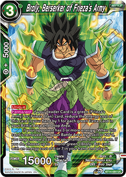Broly, Berserker of Frieza's Army [BT14-084] - Poke-Collect