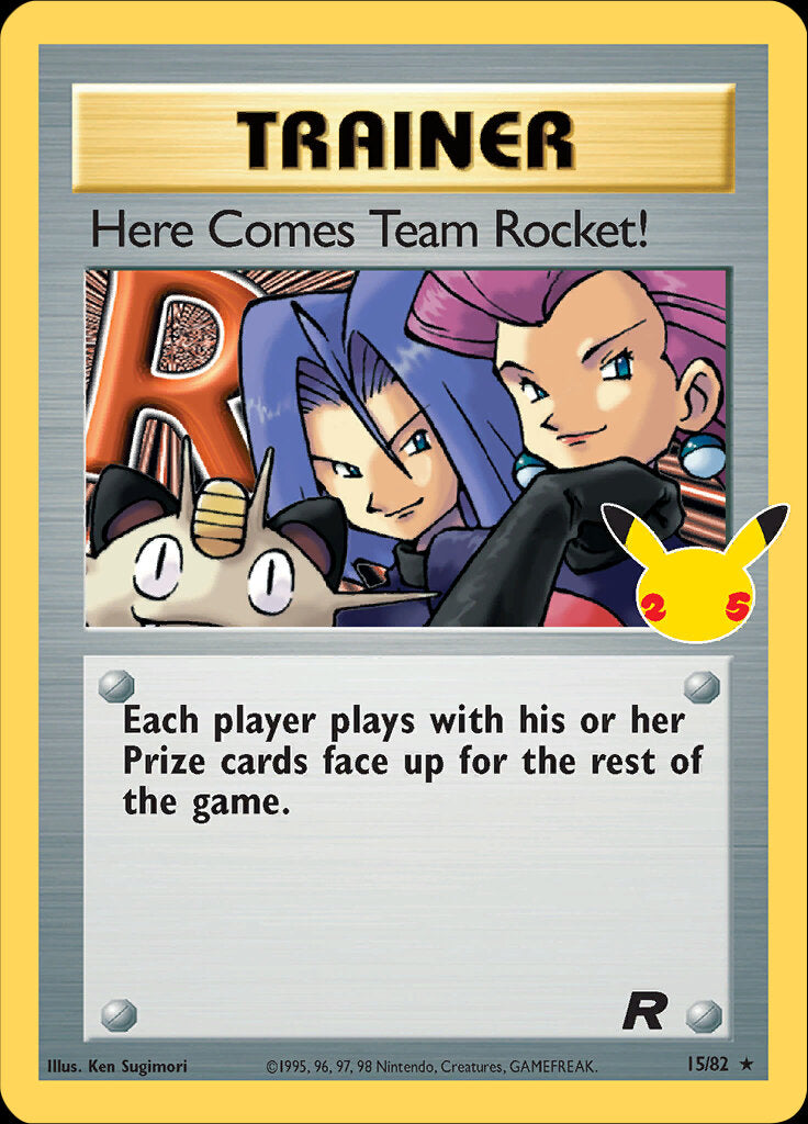 Here Comes Team Rocket! (15/82) [Celebrations: 25th Anniversary - Classic Collection] - Poke-Collect