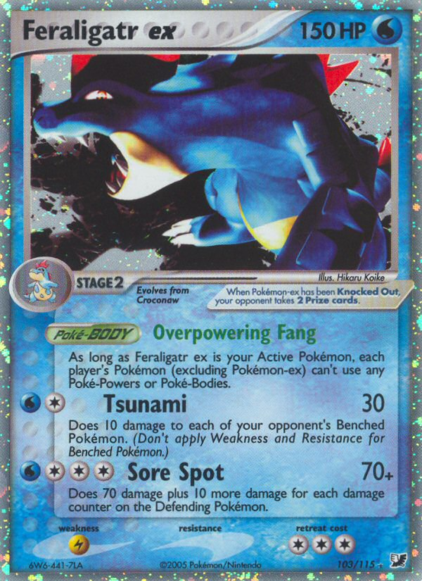 Feraligatr ex (103) [Unseen Forces] - Poke-Collect