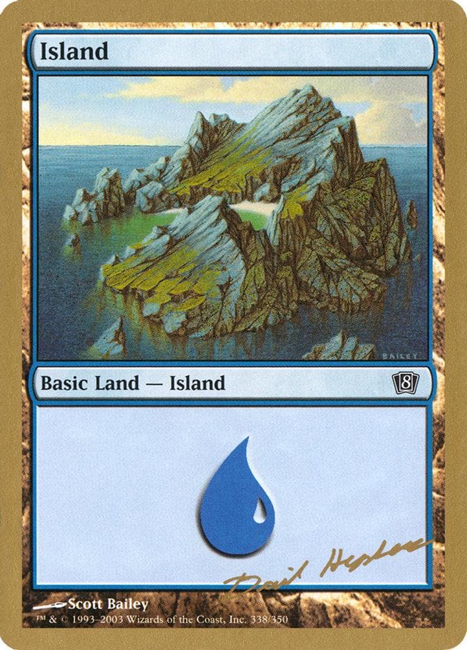 Island (dh338) (Dave Humpherys) [World Championship Decks 2003] - Poke-Collect