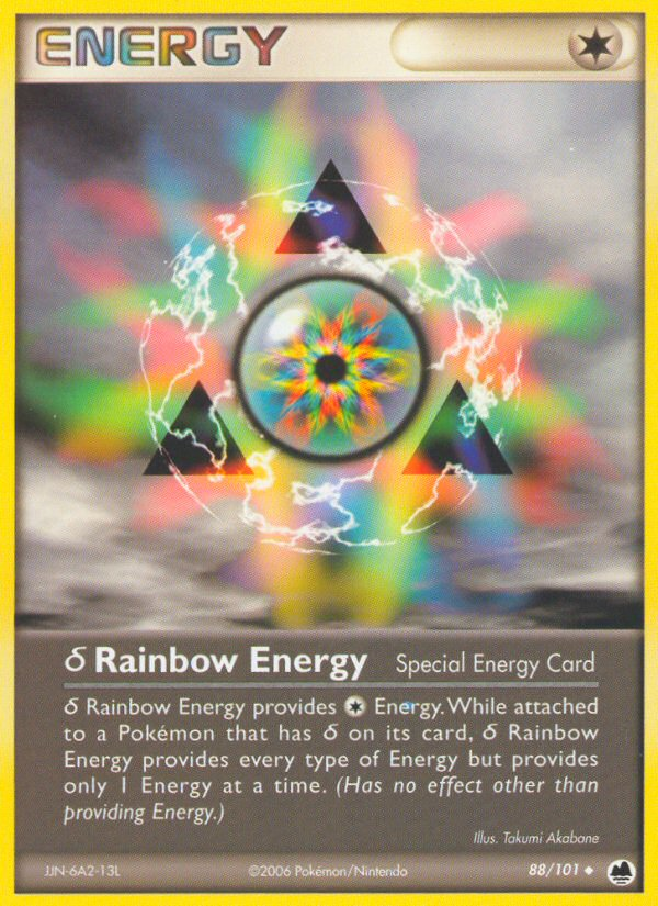 Rainbow Energy (88/101) (Delta Species) [EX: Dragon Frontiers] - Poke-Collect