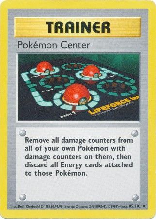 Pokemon Center (85/102) [Base Set Shadowless Unlimited] - Poke-Collect