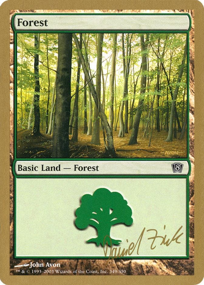 Forest (dz349) (Daniel Zink) [World Championship Decks 2003] - Poke-Collect