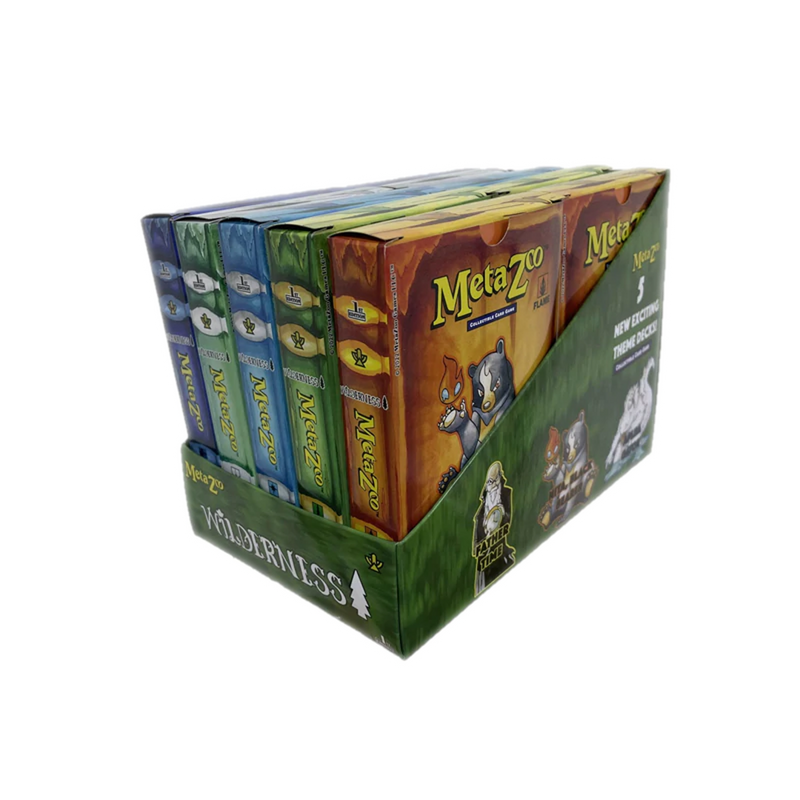MetaZoo TCG: Wilderness 1st Edition Theme Deck Set of 5 - Poke-Collect